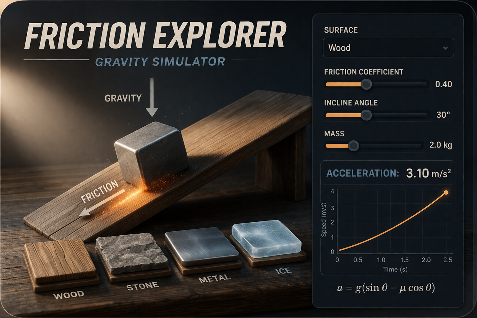 Friction Explorer